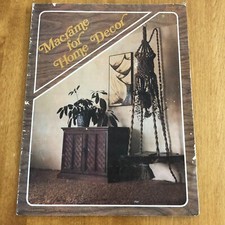 Macrame For Home Decor by Alana Ziemer Pattern Booklet Magazine Crafting 1970s
