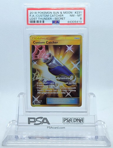 Custom Catcher graded PSA 8 for sale on eBay
