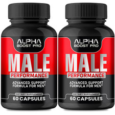 (2 Pack) Alpha Boost Pro Male Pills - AlphaBoostPro Supports Vitality for Men