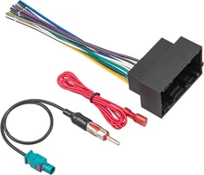 Radio Wiring Harness Antenna Adapter For 2013-2019 Jeep Dodge Ram 1500/2500/3500