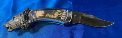 6 Franklin Mint Wolf KNIFE Collection