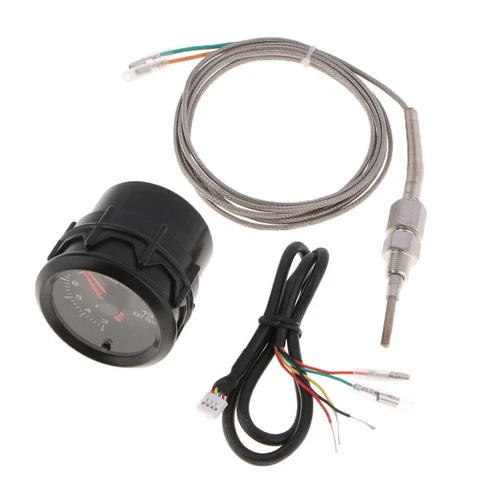 12V 52mm Digital Auto Abgastemperaturanzeige EGT Temperaturmesser LED mit Sensor - Bild 8 von 13