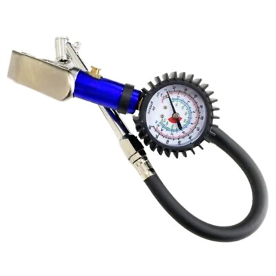 Air Line Tyre Inflator Wheel Air Compressor Adaptor Pressure Gauge Tire Pump