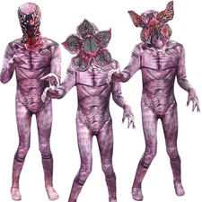 Demogorgon Kids Halloween Costume Stranger Things Party Cosplay Jumpsuit Outfit