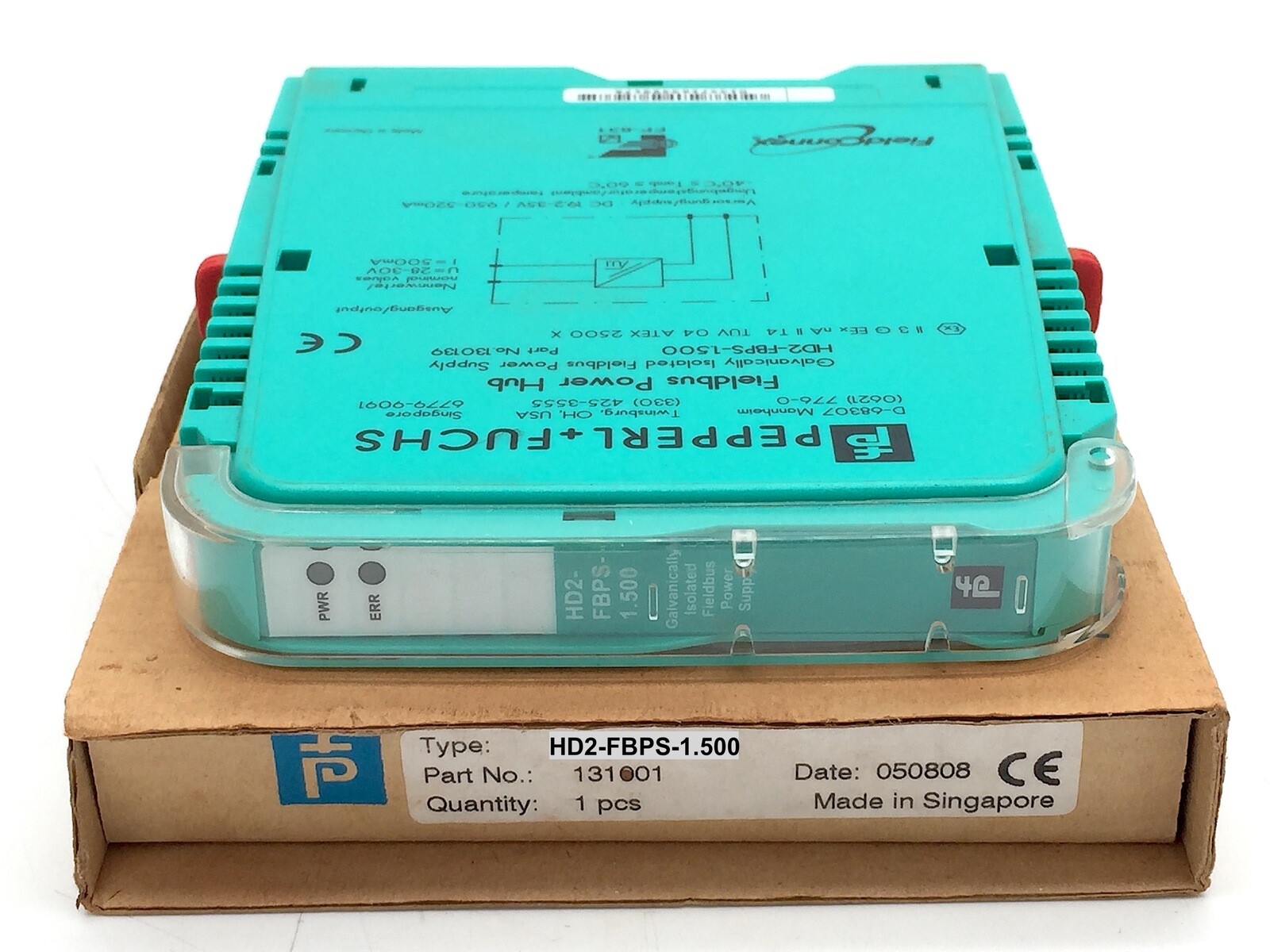 Pepperl + Fuchs 130139 HD2-FBPS-1.500 Fieldbus HUB Power Supply Module ...