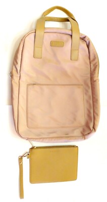 Bugatti Beige (Taupe) Backback (BKP2451BU) Plus Bugatti Beige Wristlet Wallet