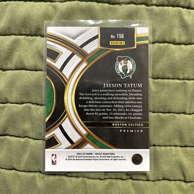 2023-24 Panini Select - Premier Level #156 Jayson Tatum | eBay
