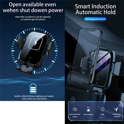 Car Air Vent Mount Wireless Fast Phone Charger Holder For Apple iPhone 16 15 14 - 第 19/22 張圖片