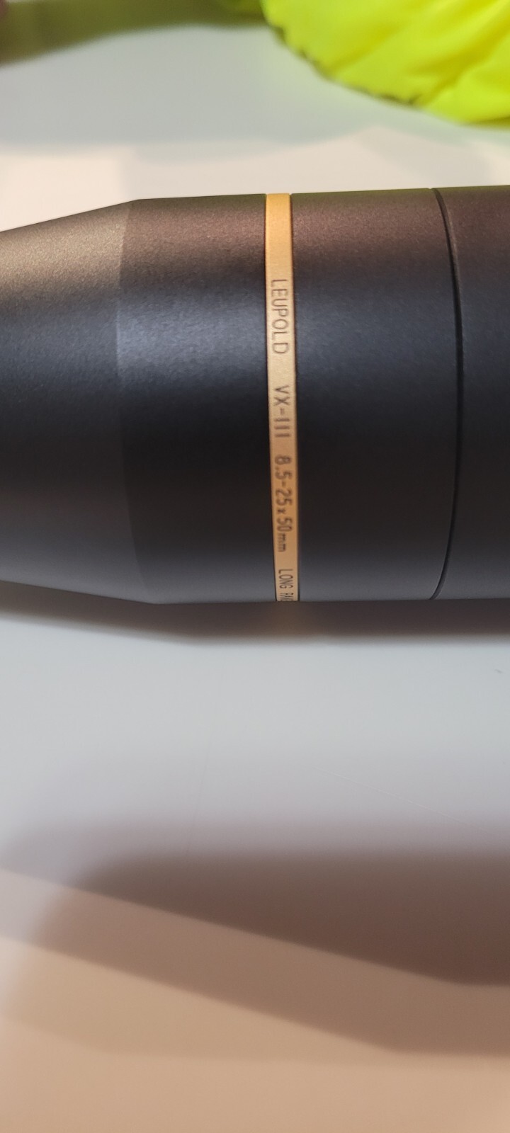 LEUPOLD SCOPE VX3 8.5x25x50 With Rings And Alumina Flip Caps And