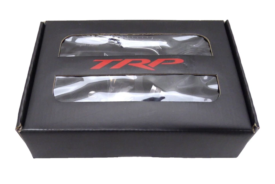 Alavancas de freio de estrada TRP RRL-SR prata preta broca cruz velocidade única - Imagem 2 de 4