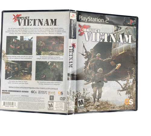 Conflict Vietnam (2004), Playstation 2 PS2 Game, Global Star Software, NO Manual - Picture 4 of 4