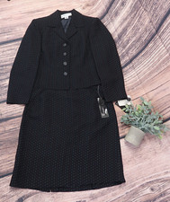 NWT Jones New York Suit Charing Crossroad Polka Dot MULT Color 2 Piece Size 12P