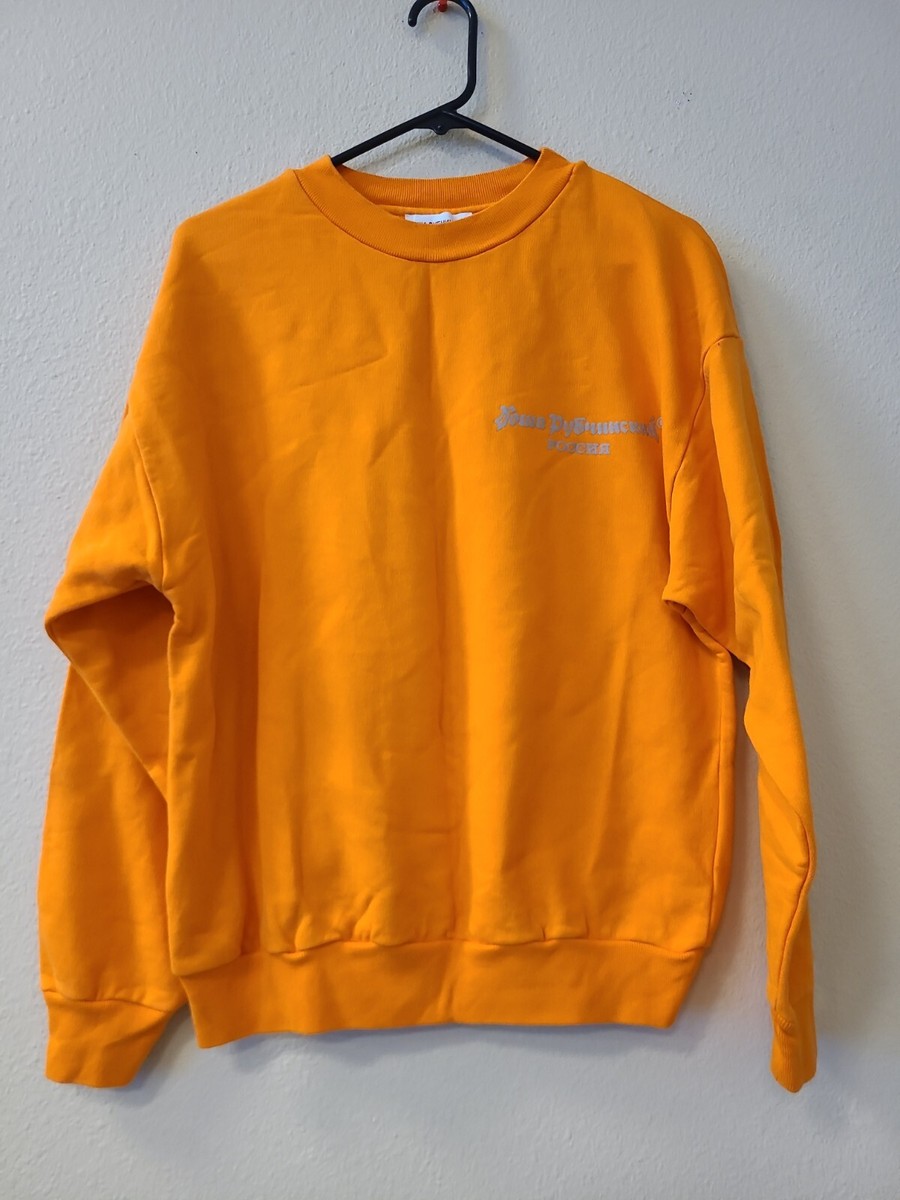 ROWA PY64NHCKNN - GOSHA RUBCHINSKIY ORANGE PULLOVER Russian ROWA PY64NHCKNN - GOSHA RUBCHINSKIY ORANGE PULLOVER Russian