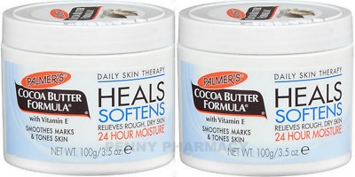 Palmers Cocoa Butter CREAM w Vit E 3.5oz Jar  ( 2 pack ) NEW LOOK ARRIVING /