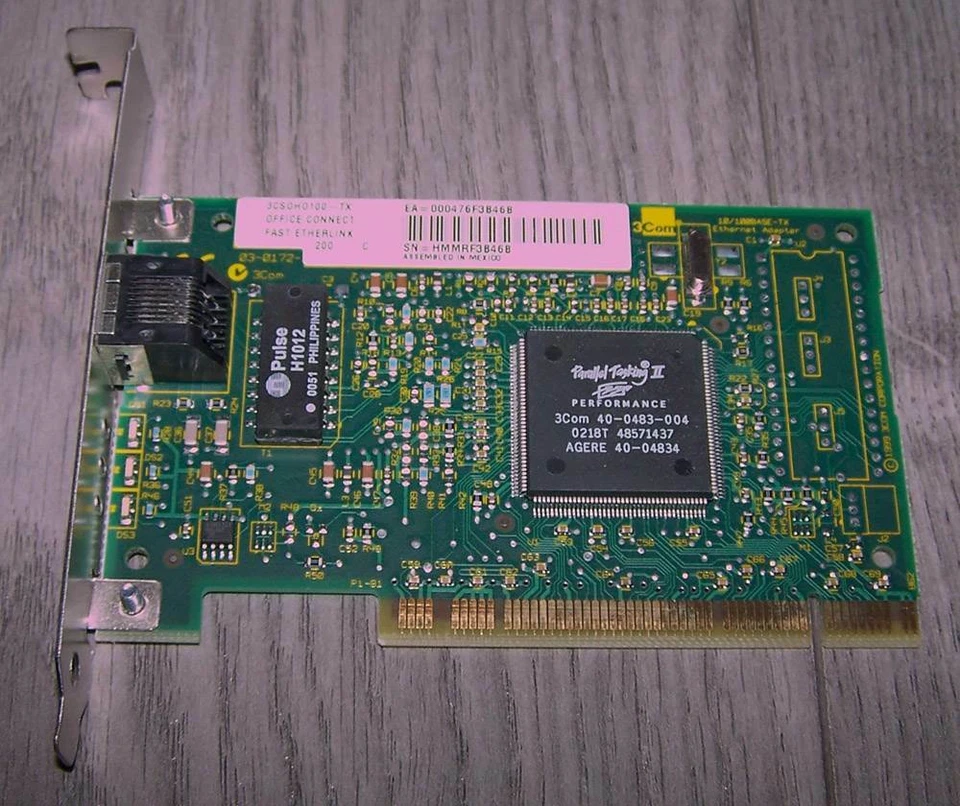 3CSOHO100-TX 3COM OfficeConnect Netzwerkkarte PCI 10/100MBit - Bild 2 von 2