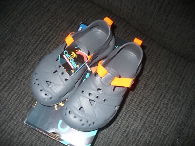 Skechers Boy Cali Gear Koolers Lightweight Summer Charcoal Beach Clog Sandal NWB