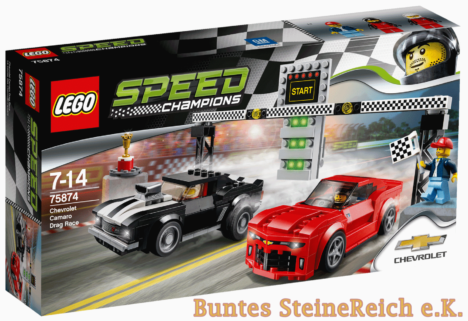 LEGO® Speed Champions 75874 Chevrolet Camaro Drag Race & 0.- Versand & OVP NEU LEGO® Speed Champions 75874 Chevrolet Camaro Drag Race & 0.- Versand & OVP NEU