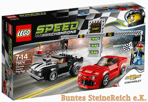 Lego ® Speed Champions 75874 Chevrolet Camaro Drag Race & 0. de envío & OVP nuevo Lego ® Speed Champions 75874 Chevrolet Camaro Drag Race & 0. de envío & OVP nuevo
