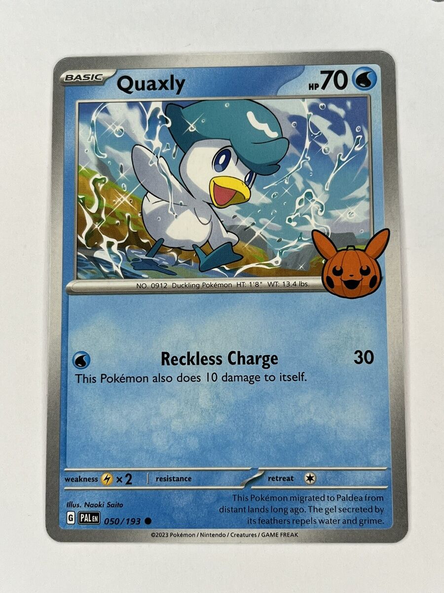 Pokémon TCG Halloween Trick Or Trade 2024 Quaxly #50/193 Pokémon TCG Halloween Trick Or Trade 2024 Quaxly #50/193