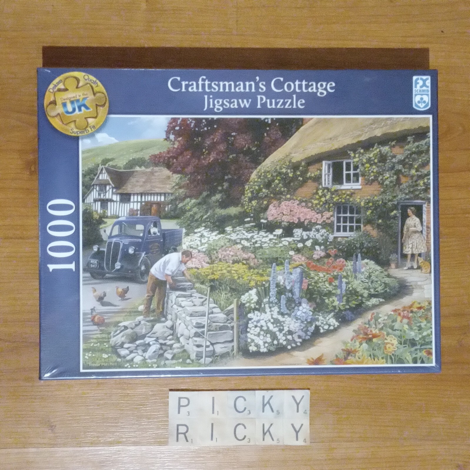 Craftsman’s Cottage 1000 Piece FX Schmid Jigsaw Puzzle - New/Sealed