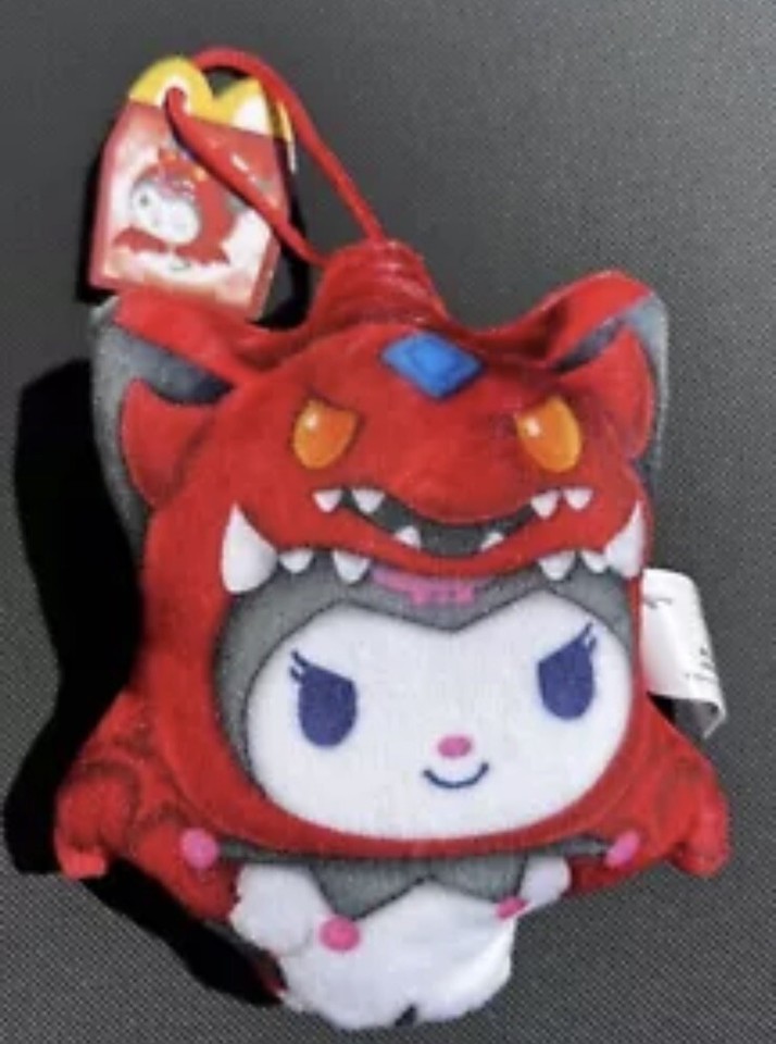 YuGiOh X Hello Kitty Slifer The Sky Dragon Kuromi Mcdonalds Happy