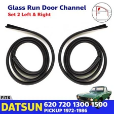 Fits Datsun Nissan 620 720 Pickup Truck 72-86 Window Glass Run Channel Pair 675d