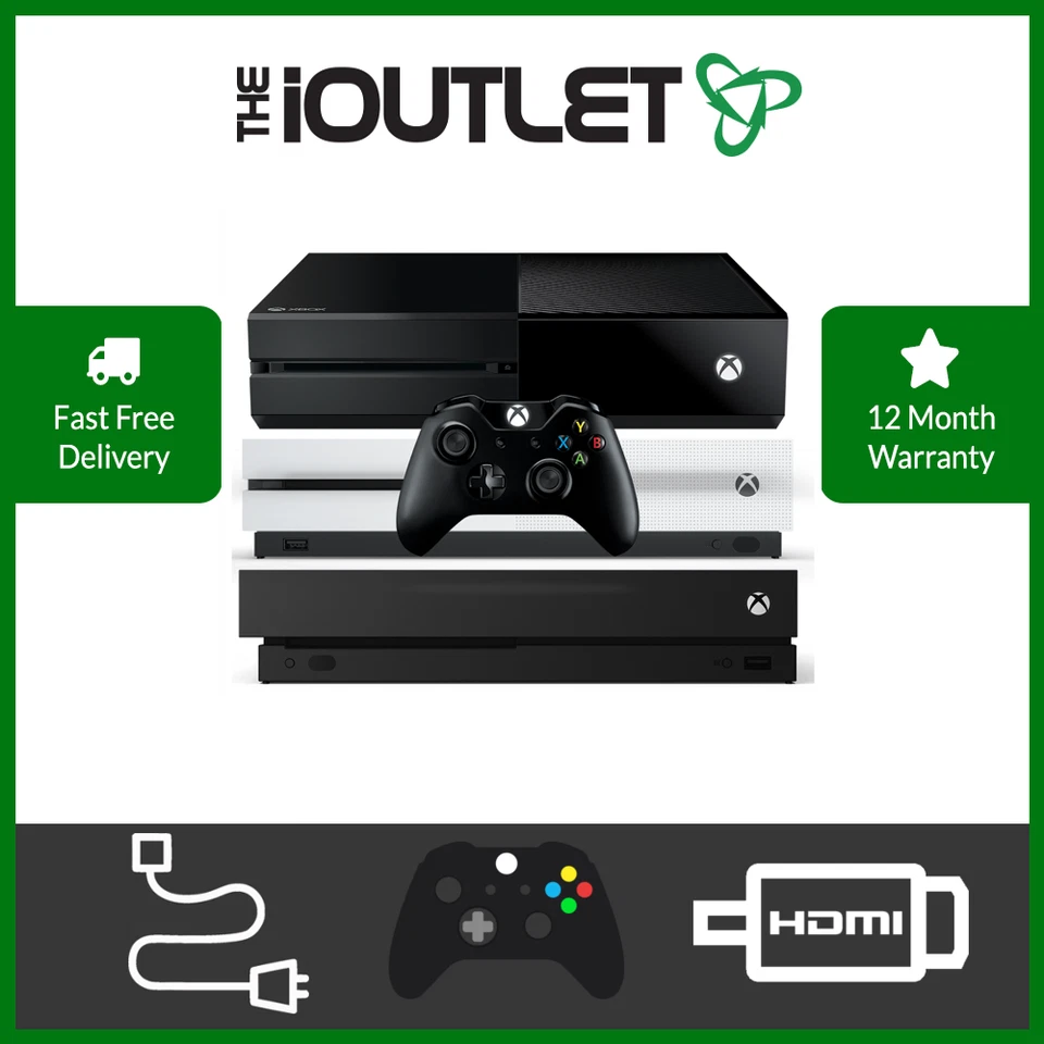 Microsoft Xbox One/One S/One X Console - VERY GOOD CONDITION - Image 2 of 3