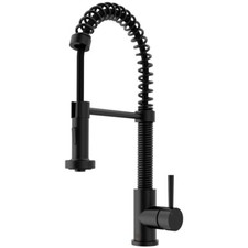 VIGO VG02001MB Edison Pull-Down Sprayer Kitchen Faucet in Matte Black