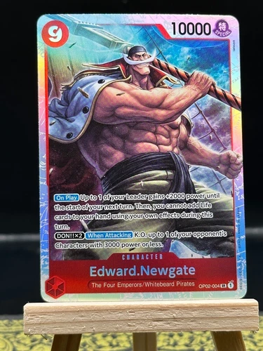 One Piece TCG - Edward.Newgate - OP02-004 SR - English 