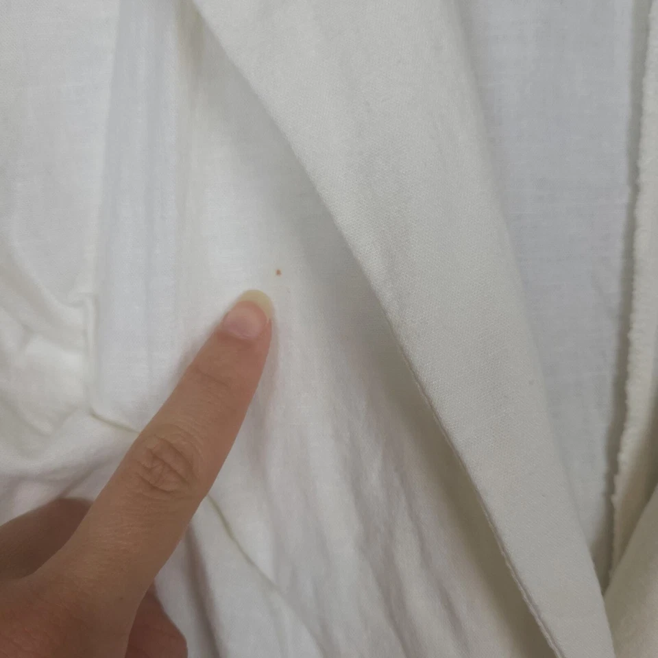 Venus Women's Linen Blend Jacket & Pant Set Sz 6 Breezy Lightweight White - Image 3 of 4