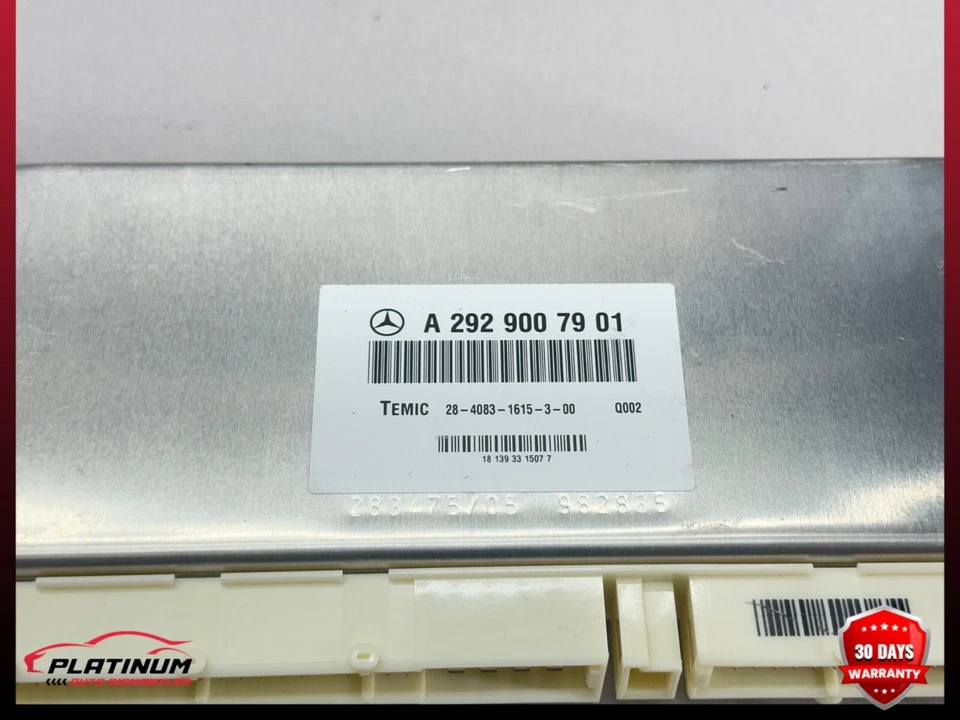 Módulo de control de suspensión neumática activa OEM 13-19 Mercedes Benz GL63 AMG GLE63 AMG Foto 2 de 4