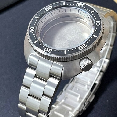 45mm cristal zafiro super titanio estuche reloj ajuste NH35 NH36 SKX007/009 200atm - Imagen 14 de 16