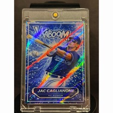 Jac Caglianone RARE KABOOM! BLUE COLOR BLAST SSP ROOKIE INVESTMENT CARD🔥GEM💎