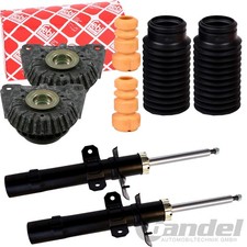 2x STOSSDÄMPFER HINTERACHSE + FEBI DOMLAGER passend für FORD MONDEO III B4Y B5Y