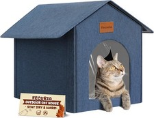 Outdoor Cat House Weatherproof Insulated Cat Houses For Outdoor/indoor Free Ship