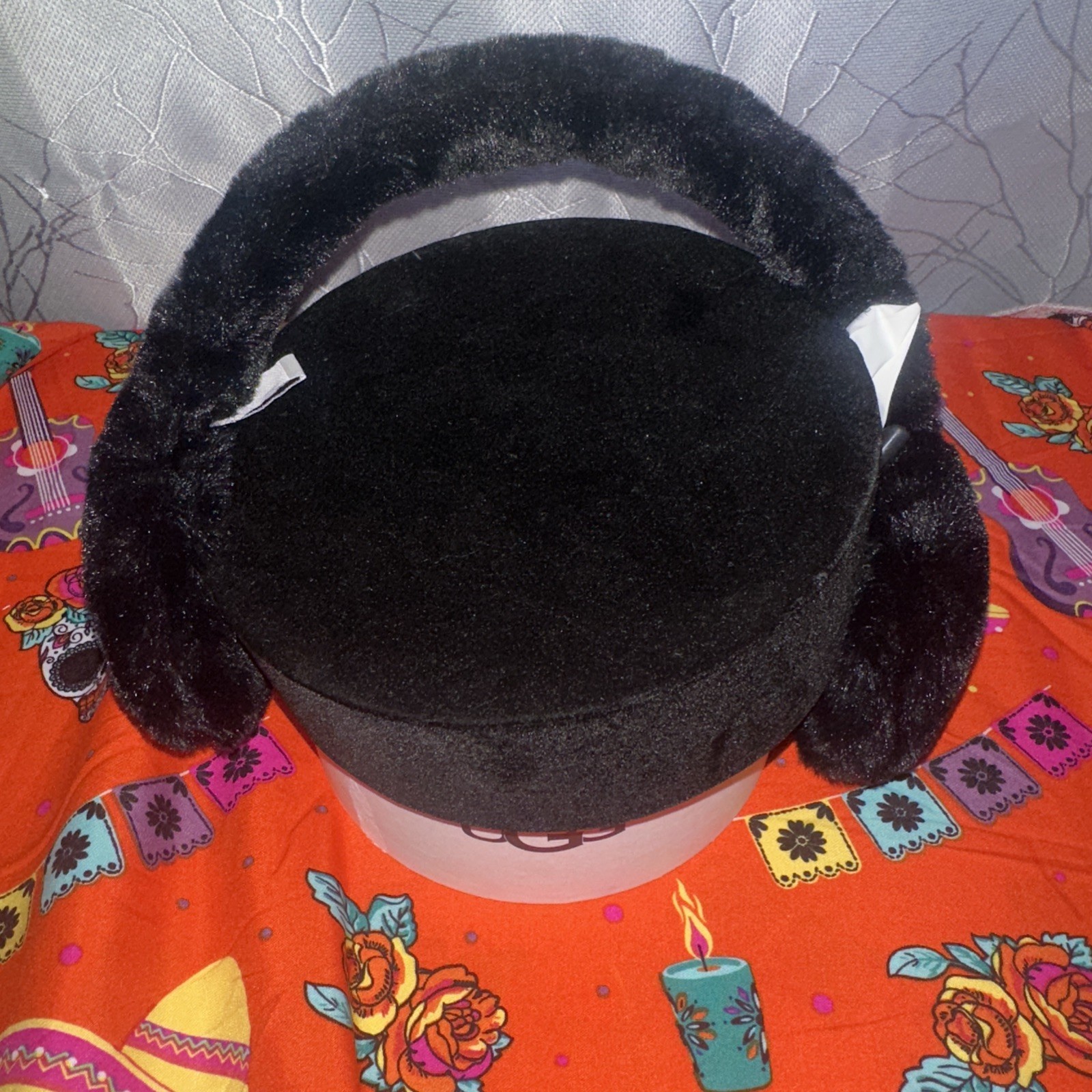 UGG Classic Faux Fur Ear Muffs Black / NEW WITH BOX AND TAG *So Soft*