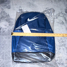 Nike Blue Backpack Zip Closure Adjustable Str...