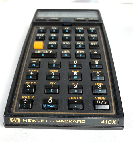 Near Mint Hewlett Packard HP 41CX Calculator + STRC ANAL X module | eBay