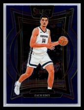Zach Edey Rookie Memphis Grizzlies 2024-25 Panini Select #98 Blue (Retail)