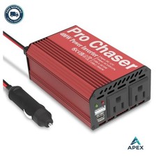 Power Inverter 400W DC 12V to 110V AC Car Charger USB-A QC 18W USB-C PD 65W