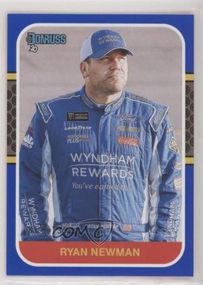 2020 Panini Donruss NASCAR Retro 1987 Blue /199 Ryan Newman #187 0s5