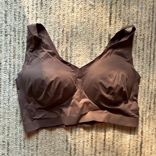 Soma Enbliss Wireless Seamless Pullover Bralette Bra Brown Women’s 2XL
