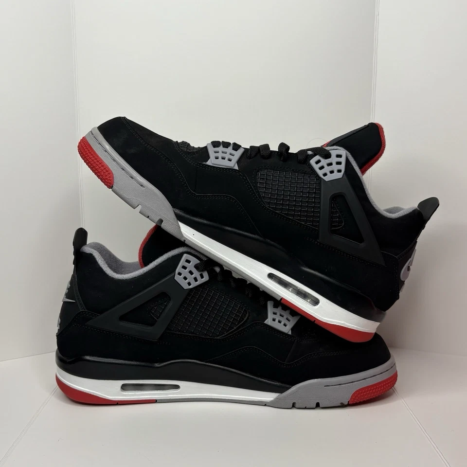 Jordan 4 ретро оригинальные средней породы 2019 размер 13 - Изображение 2 из 4