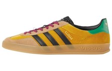 GUCCI X Adidas Originals Gazelle Sneakers Yellow 707848 FAAQY 7141