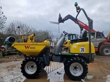 2019 wacker Neuson 1 ton high tip hi dumper dumptruck thwaites terex LOW Hours