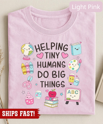 Preschool, Kindergarten, Pre-K Teacher T-Shirt, Unisex Garment-Dyed Tee, Helping