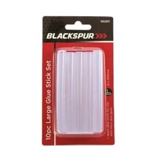 10pc Large Glue Stick Set 12x100mm Blackspur GG201 For Use with most Glue Guns 0.30 per stick