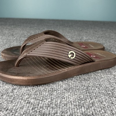 Cartago Elegante Dunas VI Flip Flop Thong Sandal Brown Mens 11 Casual Beach