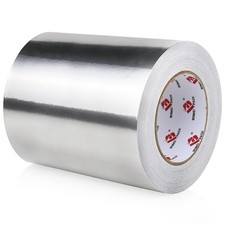 BOMEI PACK Aluminum Foil Tape,Heavy Duty Metal Duct 6 Inch x 55 Yards, Silver