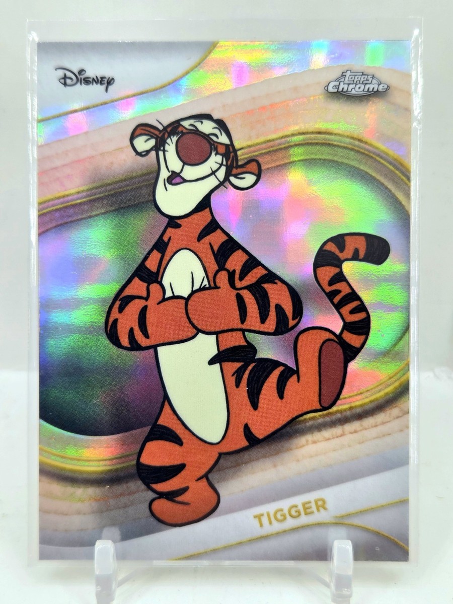 2025 Topps Chrome Disney Tigger Silver Refractor SP Winnie The